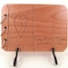 Wedding Guest Book - Carved Tree Design on Real Wood