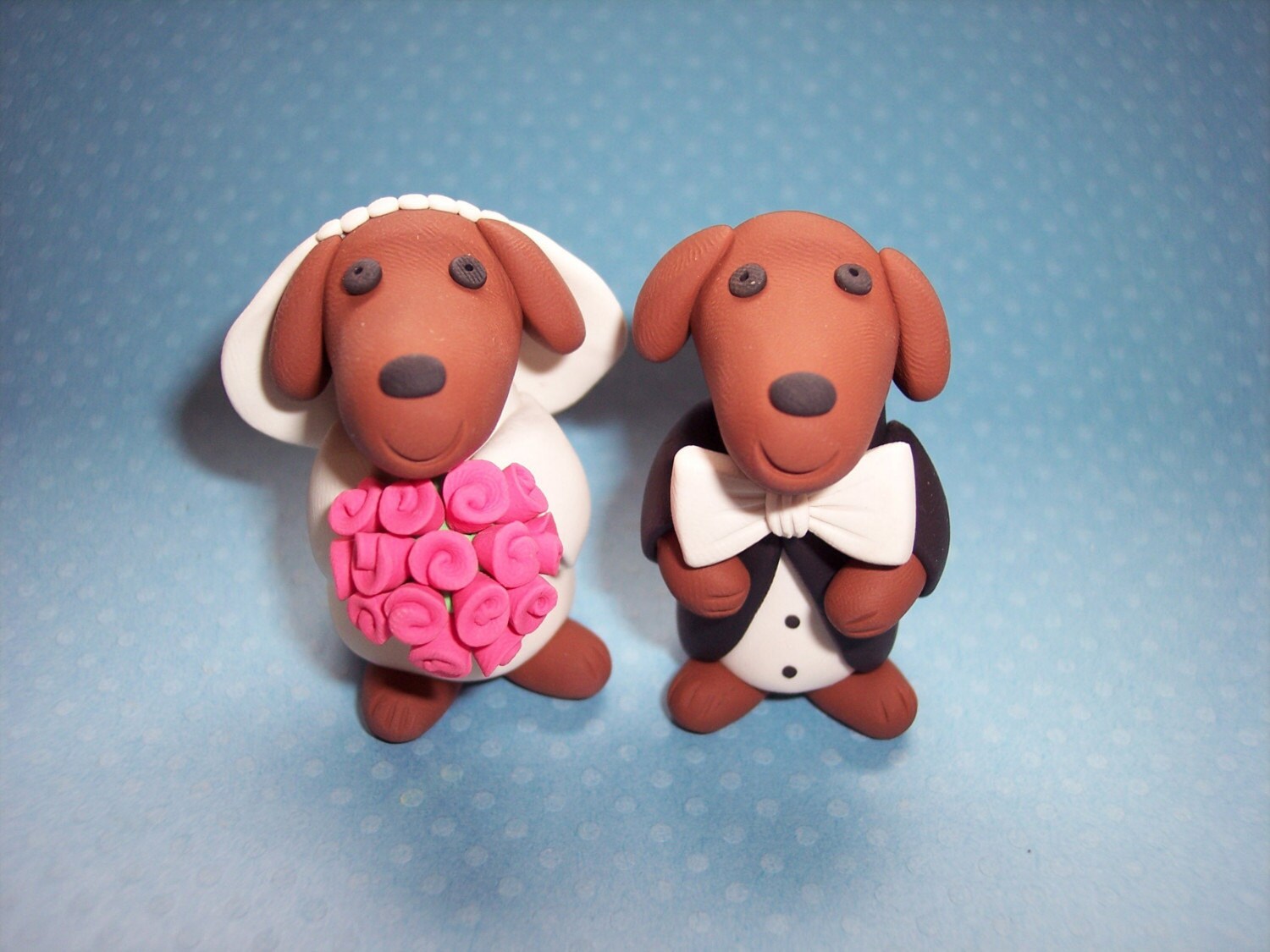 dachshund cake topper