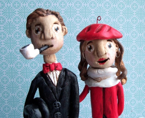 Family Portrait of TWO-custom family sculpture