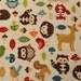 Northcott Forest Friends Flannel Multi Color Animal Print- 1 yd -LAST PIECE-