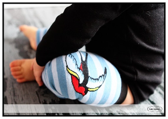 SPARROW Stripes - KOOL KID Arm / Leg Warmers for Baby, Toddler, Child, Tween Boy or Girl - Fun and Functional Fashion