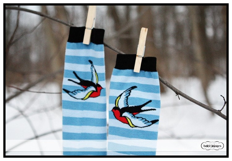 SPARROW Stripes - KOOL KID Arm / Leg Warmers for Baby, Toddler, Child, Tween Boy or Girl - Fun and Functional Fashion