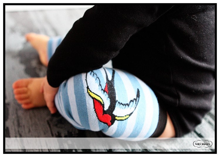SPARROW Stripes - KOOL KID Arm / Leg Warmers for Baby, Toddler, Child, Tween Boy or Girl - Fun and Functional Fashion