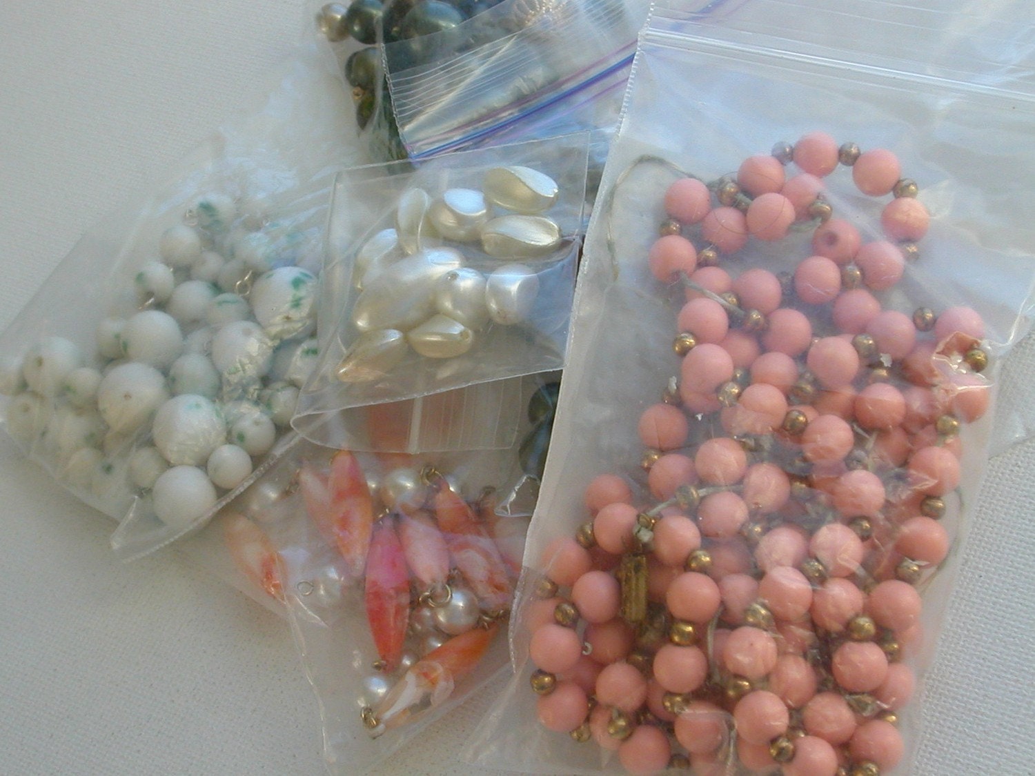 Bags of Beads-Assorted Vintage Necklaces-DESTASH