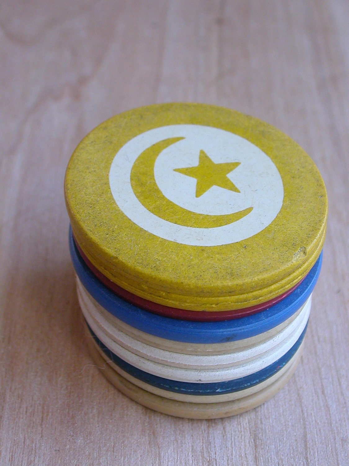 Ten Vintage Poker Chips