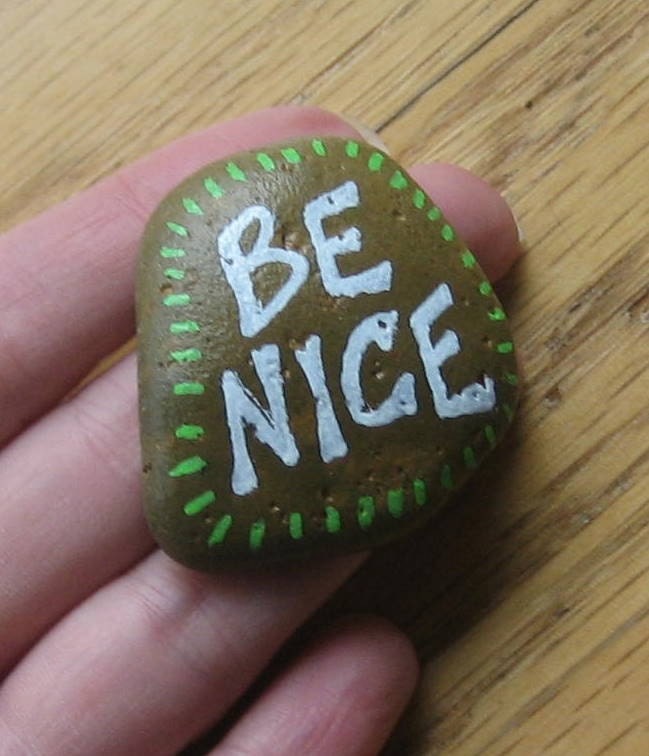 Be nice rock No. 1