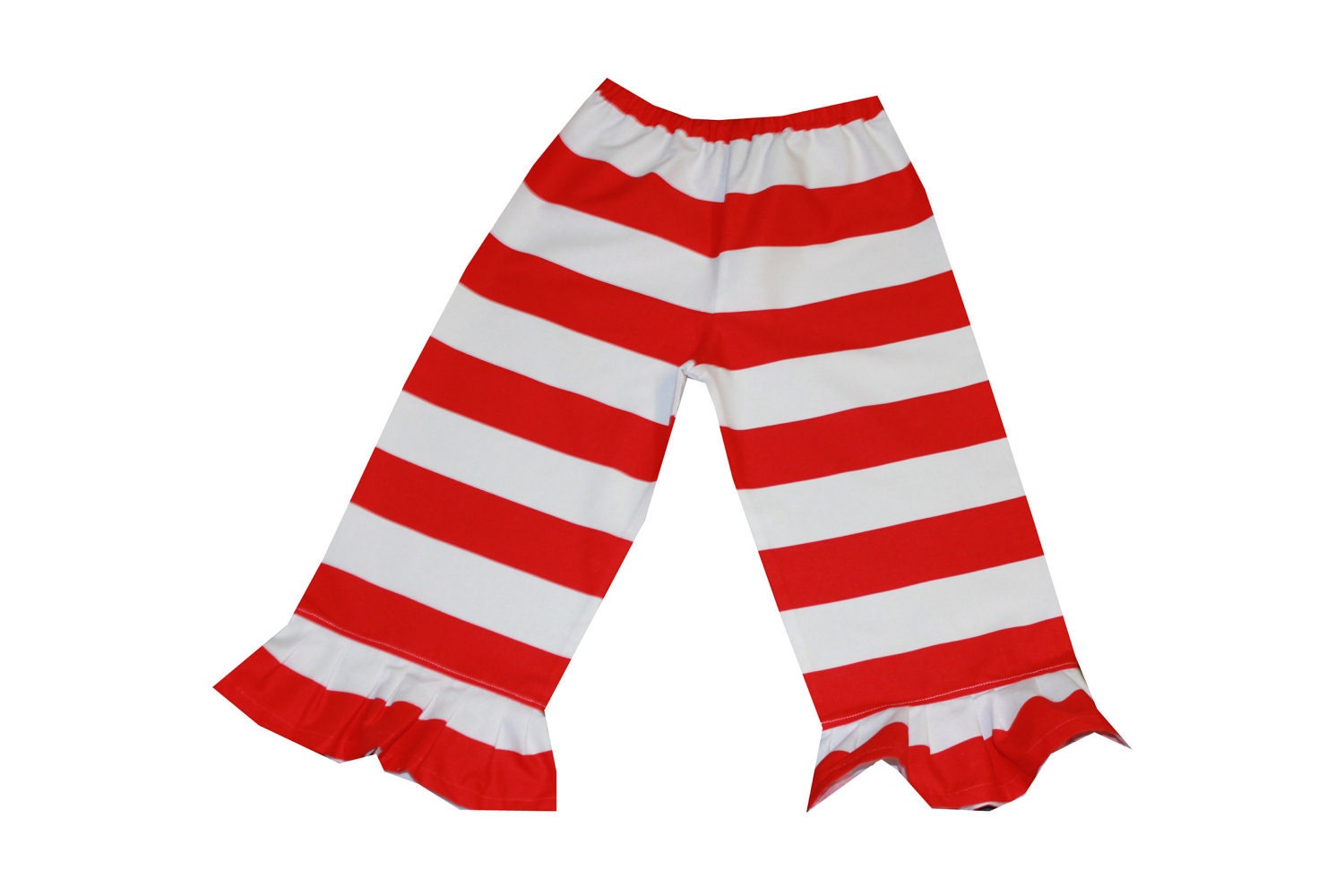Dr. Seuss knot petal dress and ruffled striped pants