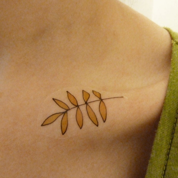 Autumn set of 7 tattoo stickers