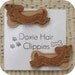 Dachshund Felt Hair Clippie Machine Embroidery Designs