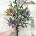 1900 French beaded bouquet Antique french beadwork wall hanging