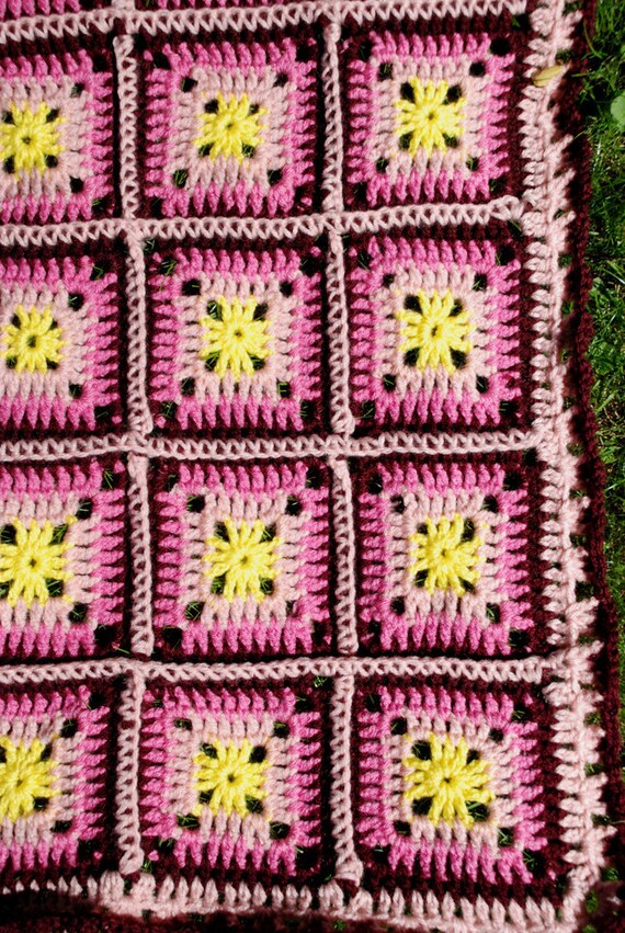 afghan vintage style crochet by KristisTwist on Etsy