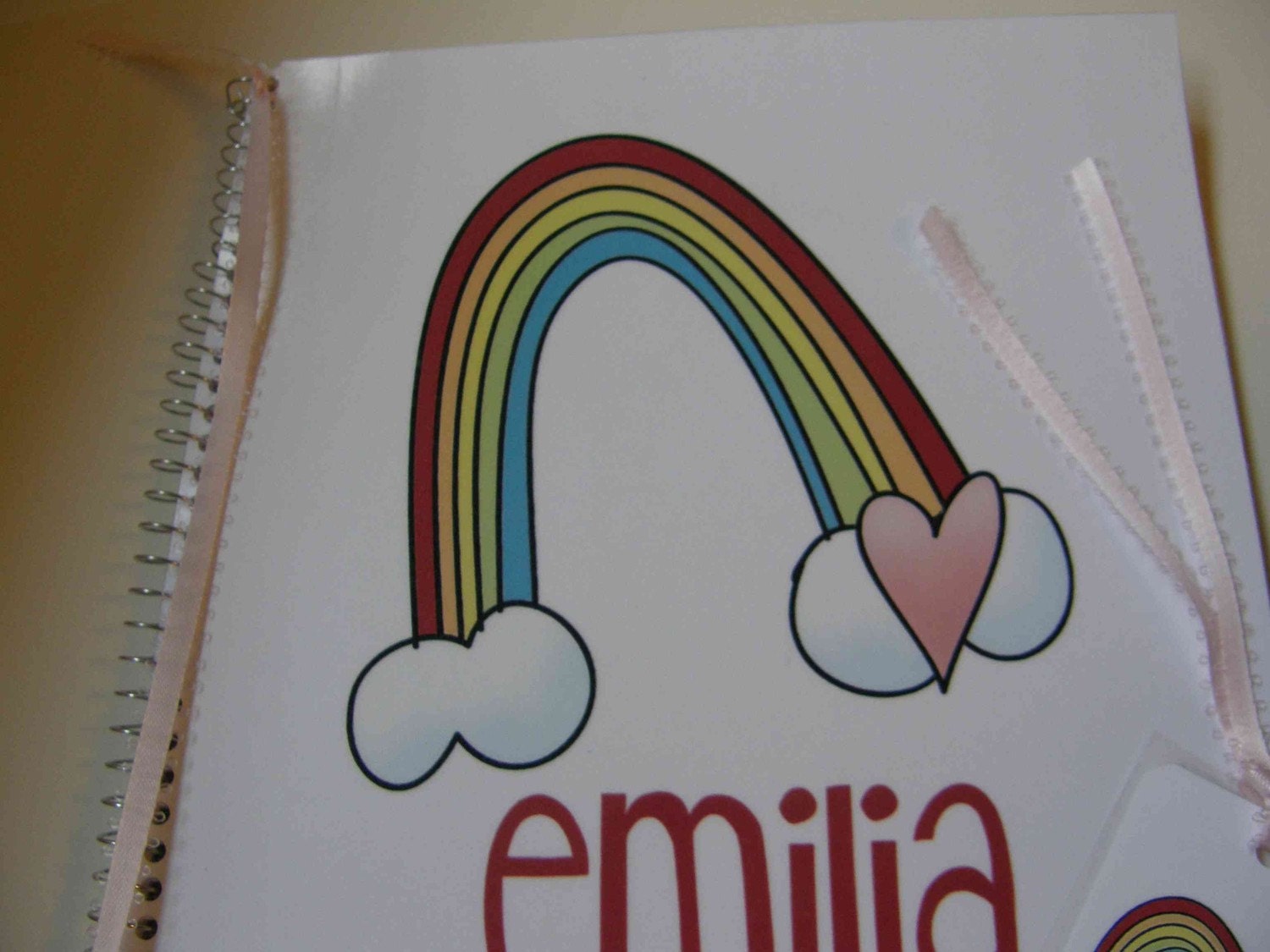 Notebook  and Bookmark Personalized, with matching bookmark, handmade by TLGCRAFTS on ETSY