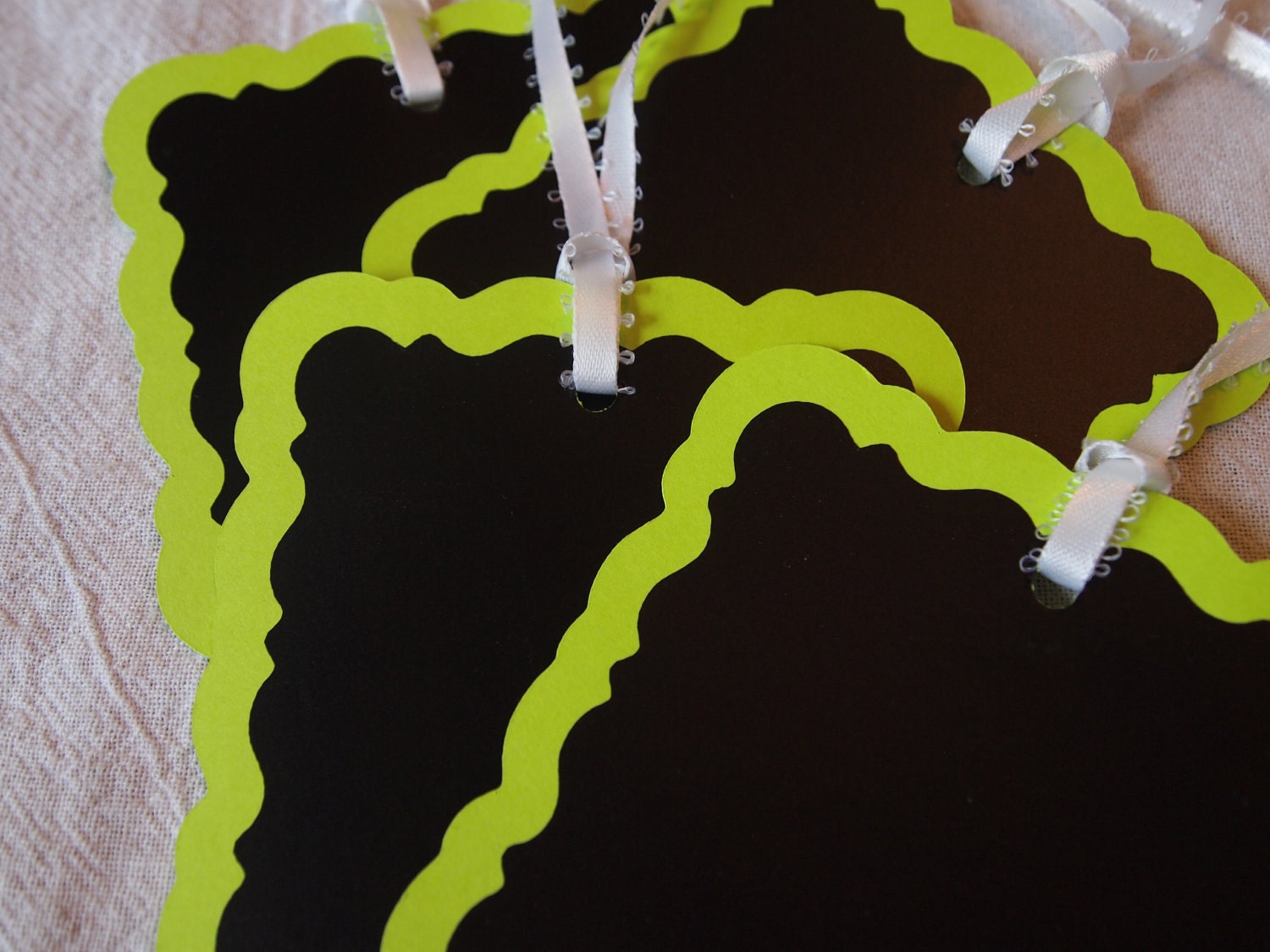Tags, CHALKBOARD, GREEN, gift tag, scrapbooking, embellishment, die cut, reuseable, handcrafted by TLGCRAFTS on Etsy