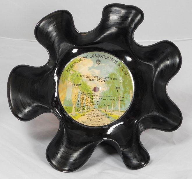 Alice Cooper's Greatest Hits Recycled Record Bowl