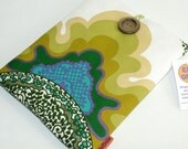 IPad sleeve made from original vintage fabric.