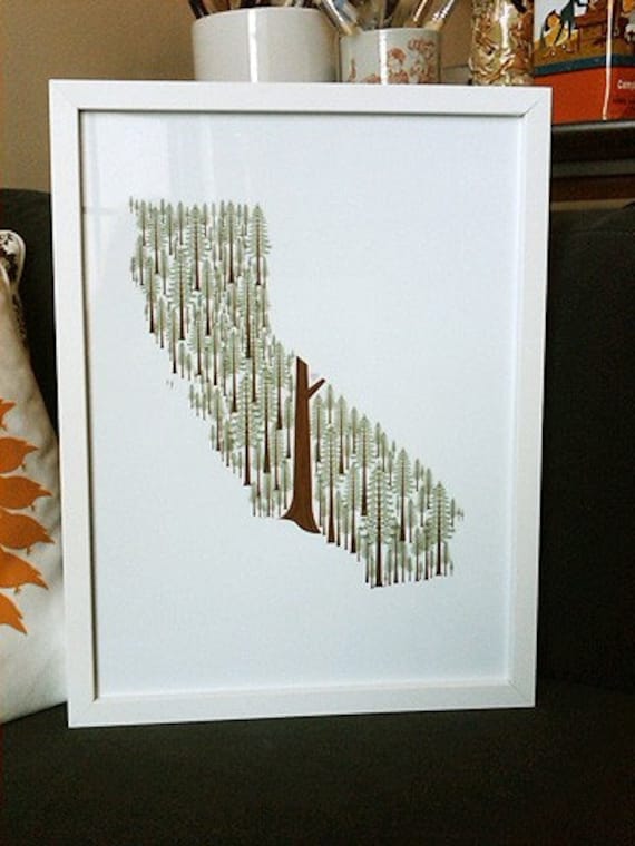 California Redwoods print