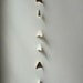 moths - paper and wax string mobile