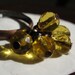 Honey Girl - Faceted Citrine Gemstone and Copper Bauble Ring - OOAK Jewelry