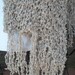 Spanish Moss Handknit Wrap Shawl Scarf in Sandstone