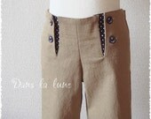 PDF Sewing pattern - Sailor Pants - kids trousers size 2Y