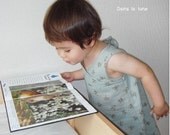 PDF e pattern - Tunic dress for girls- size 4Y - baby and kids
