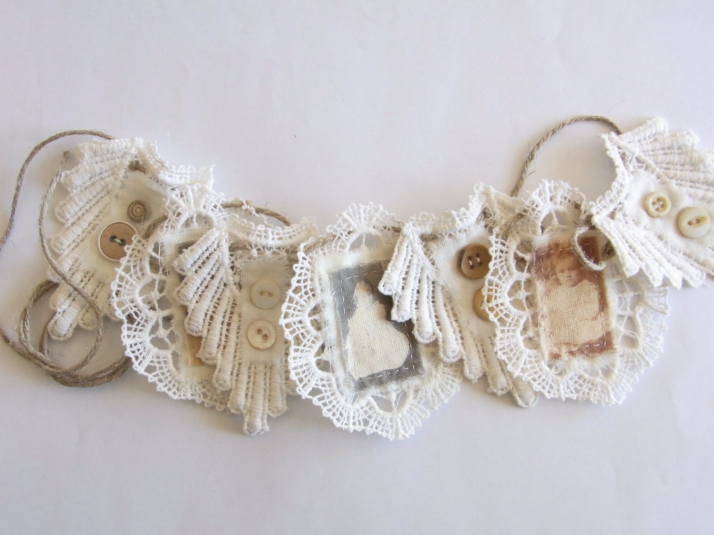 White Lace Garland