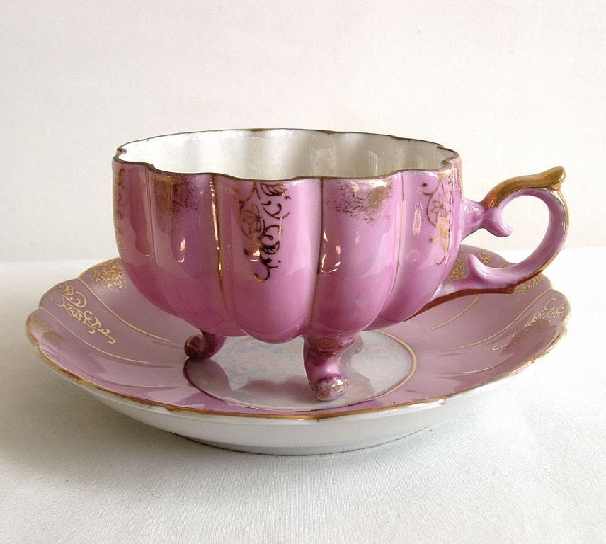 vintage blossom teacup