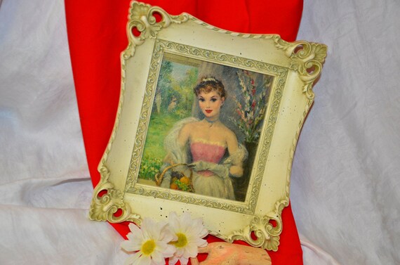 Buy speciality fruit baskets - SALE Shabby Chic Mid Century American Beauties Wall Decor 'Fruit Basket' (FEATURED ITEM)  a collection home decor a gift assemblage art