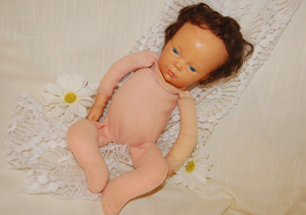Vintage Mattel 1979 Baby Doll (GK) Collectible Toy Spooky Macabre Gothic Use In Altered Art Assemblage Art Craft Supplies