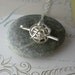 Crochet me somethin' necklace, gift for crocheter, crocheting necklace - handmade in sterling silver