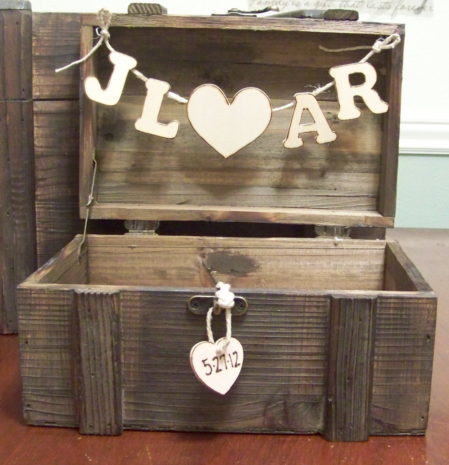 Reserved for Nicole Advice Banner with Wooden Heart