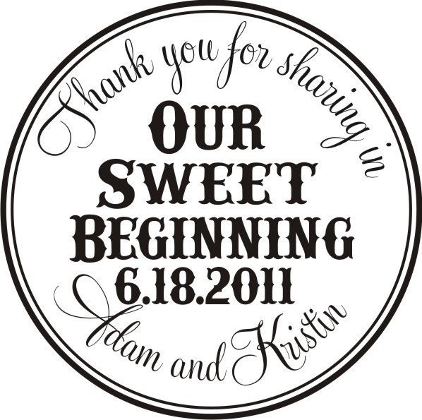 Thank You for Sharing in our Sweet Beginning 3x3 --5617