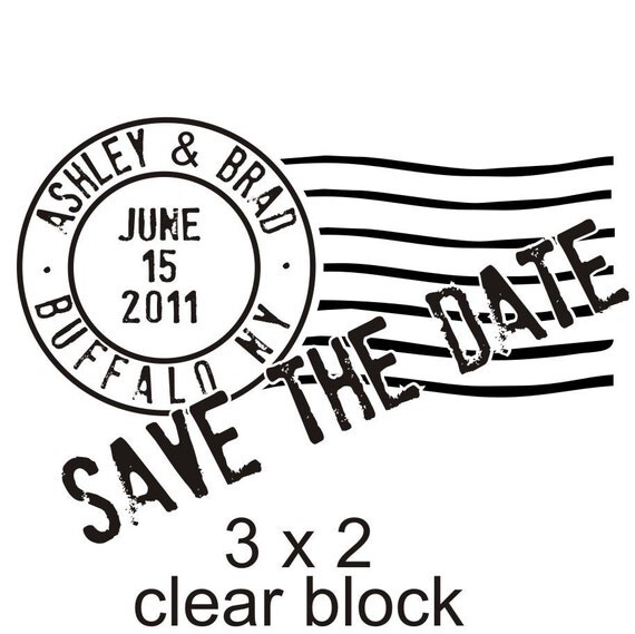 Cancelled postage stamp custom rubber stamp for by