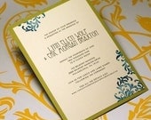 Lynn Ellen's Garden - Tuscan Vintage Style Wedding Invitation Suite