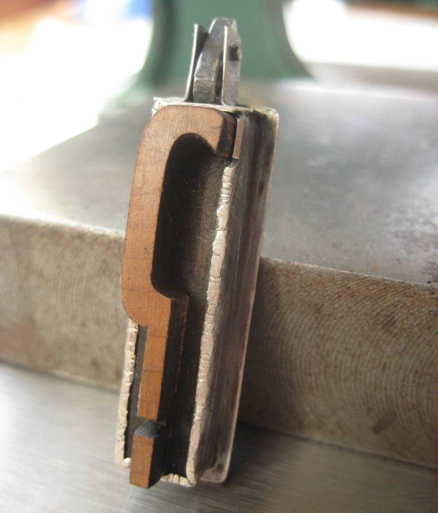 Letterpress Question Mark.  Pendant.