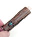Toothpick Case - Needle Case Jumbo Turquoise Blue Stone Rustic Portable Men Women