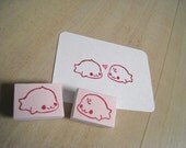 Handcarved MameGoma Seal Couple Stamp
