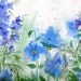 Watercolor Flower Cards by Angela Fehr Grandmas Garden