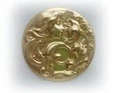1  Woman Nymph With Flower Brass Jewelry Finding - Brass Stamping  (F)