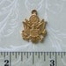 6 Pc Brass US Army Military Charms and Findings
