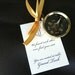 Small Pocket Compass Wedding Favors - Set of 16 with tag/ribbon