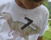 Allosaurus Dinosaur birthday shirt