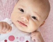 grow BABY grow 12 set Onesies PINK DOTS