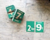 Vintage Price Tags 1940's General Store Numbers