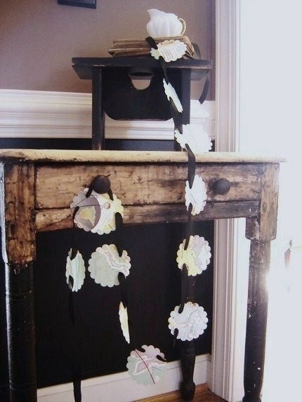 Vintage Travel Map Garland