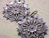 Metal Roses Earrings