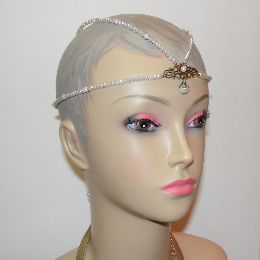 Never Ending Story Childlike Empress Inspired Tiara - Glass Pearls - Custom Made