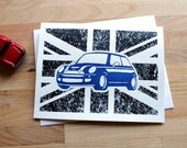 Union Jack MINI Cooper Card