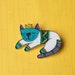 Cat Brooch Acrylic