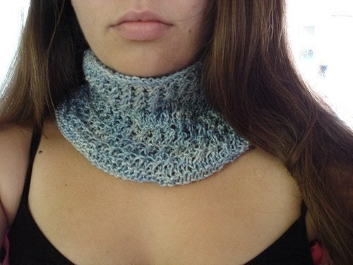 No Two Snowflakes presents Charlotte Luxury Cowl Textured LACE COWL PATTERN Pdf  by Nicole Feller-Johnson